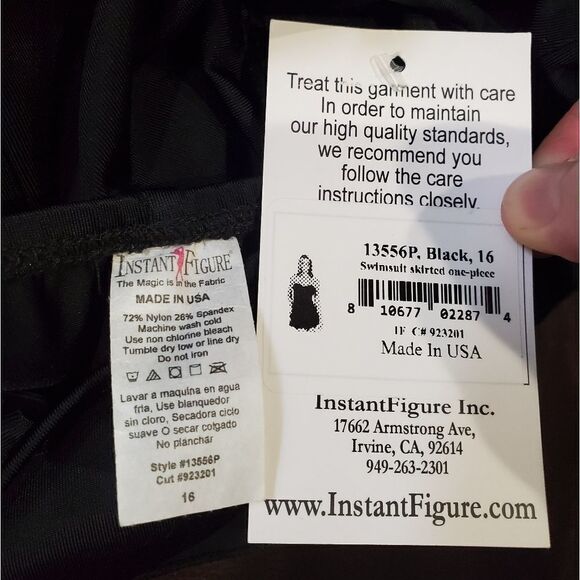 Instantfigure Compression Skirted One-Piece- NEW - Picture 15 of 16